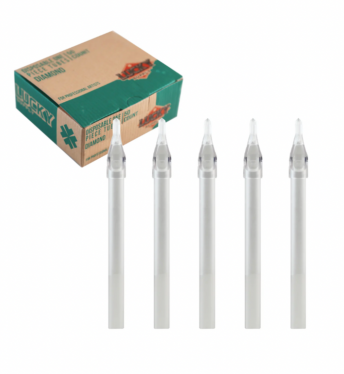 Clear Disposable Tube Stems